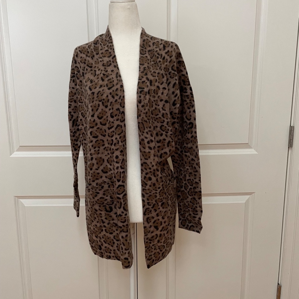 Leopard Print Cashmere Cardigan from M MAGASCHONI